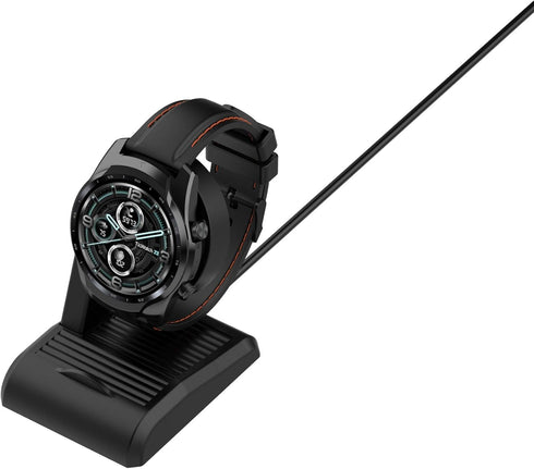 Chofit Charger Dock for Ticwatch Pro 3/Pro 3 Lite, 3.3Ft Replacement Charging Cable Stand for Ticwatch E3 Smartwatch