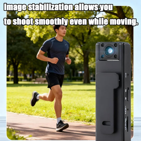 Generic 2-in-1 1080P 180 (1PCS) Ultra HD Sports Video & Audio Recorder, Clip-On Wide Angle Action Cam, Wearable Body
