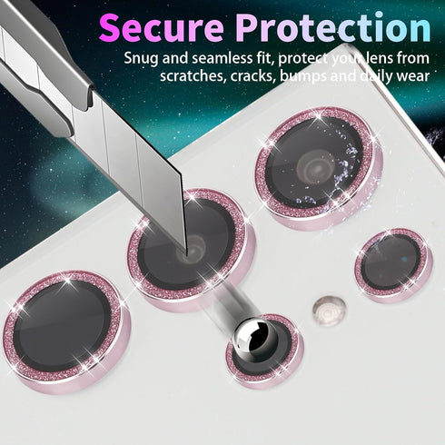Zevytop S24 S24 Camera Lens Protector for Samsung Galaxy Ultra, Individual Tempered Glass Lens Cover with Installation