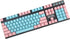 Carbon Miami PBT Doubleshot Shine Through ANSI Backlit Keycaps for MX Mechanical Keyboard Melody 96 KBD75 68 61 87 104
