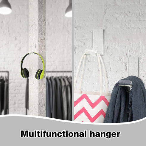 4 Pieces Headphone Hanger Hook, Headset Holders Wall Mount with Adhesive Glues for General Purpose Game Headphones