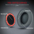 Krone Kalpasmos Earpad Replacement for Beats Studio 2 & 3 - Premium Grey Protein Leather Memory Foam, Easy Install Kits.