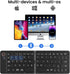 Mini Foldable Bluetooth Keyboard, Portable Wireless Full Size Keyboard (Sync Up to 3 Devices) for iPhone iPad Mac
