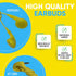 Redskypower 5 Pack 3.5mm 4ft Bulk Wired Earphones, In Ear Earbud Headphones with Jack, Tangle Free Cable, Comfortable