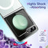 JETech Clear Magnetic Case for Samsung Galaxy Z Flip 5, Anti-Scratch Hard PC, Compatible with MagSafe Accessories.