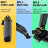 Goocong Phone Tripod Mini Tabletop Small Tripods Desktop Stand Compact Vlog Travel Selfie Stick Handle Grip for iPhone
