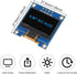 XIITIA 6pcs 0.96 inch I2C SSD1306 128x64 30pin OLED IIC Display Module LCD Screen Driver with Dupont Cables for Arduino