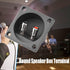 Speakers Terminal Box, Push Spring Type 2 Binding Post Cable Connector for DIY Home Car Stereo Speaker & Subwoofer