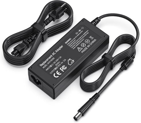 ROLADA 65W Laptop Charger for HP Elitebook Folio 9470m 9480m, Pavilion DV7 DV6 DV5 G6 G7, Power Supply Cord
