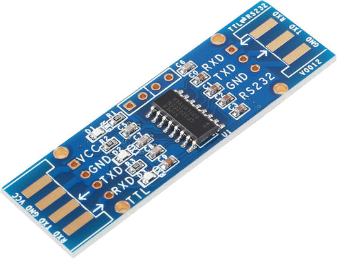 3pcs TTL to RS232 Module for Serial Level Conversion, TTL RS232 Mutual Conversion Module for MCU, ARM, FPGA, Arduino