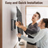 Mounting Dream Fixed TV Wall Mount, Low Profile Bracket for 42-90 Inch TVs, Space Saving, Max VESA 800x400mm