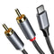 ZOOAUX PRO RCA to USB C Cable, USB C to RCA Audio Cable, Hi-Fi