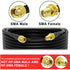 RF Coaxial Cable 16.4ft/5M RG58, SMA Male to SMA Female, Low Loss Coax Cable for Router/Antenna