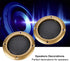 Zopsc 2PCS Protective Cover Shatter Resistant 2 inch Stereo Speaker Mesh Cover with Screws (Gold)