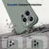 iPhone 14 Pro Case, Calke Green Silicone, MagSafe Compatible, Camera Protection, 6.1", with 2 Screen Protectors.