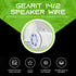 GearIT 14/2 Marine Wire 20 Feet, 14AWG Gauge Tinned OFC Copper Speaker Cable, White