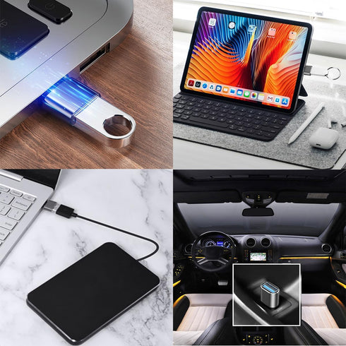 USB C to USB Adapter, Type C Male to USB 3.1 Female Adapter, OTG USB Adapter for MacBook Pro, Samsung Galaxy