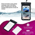 Waterproof Phone Pouch Floating, Transparent PVC Phone Case, 2 Pack Protector for iPhone 15 14 13 12 11 Pro Max Plus XS
