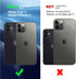 CACOE Magnetic Case for iPhone 12 & 12 Pro 2020, Compatible with MagSafe & Magnetic Car Phone Mount, Dark Green