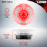 DS18 PRO-TW1L 3.8" RGB Aluminum Super Bullet Tweeter - 2 Speakers, 400W Max, 200W RMS, Built-in Crossover