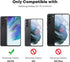 JETech 2-Pack Screen Protector for Samsung Galaxy S21 FE 5G, Tempered Glass, Camera Lens Protector, Easy Install,