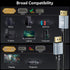 4K 6.6ft BolAAzuL HDMI to DisplayPort Cable - Unidirectional HDMI Source to Displayport Monitor Cable - USB