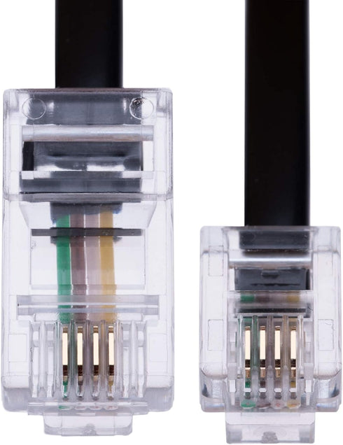 2m RJ11 to RJ45 Cable, Phone Telephone Cord RJ11 6P4C to RJ45 8P8C Connector Plug for Landline