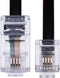 2m RJ11 to RJ45 Cable, Phone Telephone Cord RJ11 6P4C to RJ45 8P8C Connector Plug for Landline