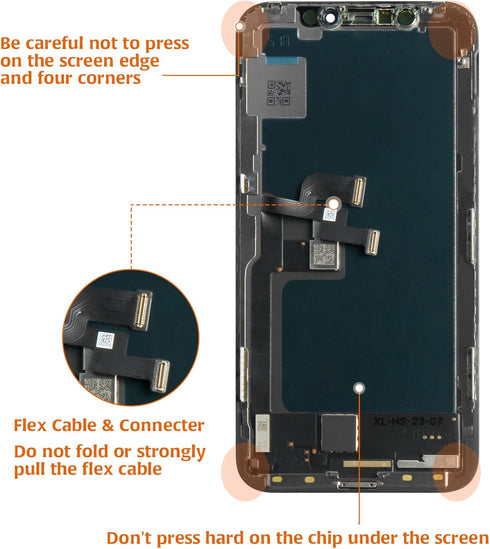 iPhone X (OLED) Screen Replacement A1865 A1901 A1902 A1903 - LCD Display Touch Digitizer Full Assembly Repair Kits