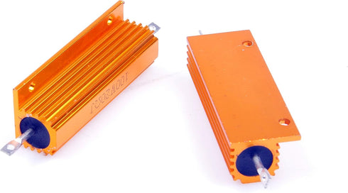 100 Watt 20 Ohm 5% Gold Wirewound Resistors, Electronic Aluminium Shell (Pack of 2)