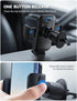 Lamicall 2024 Wider Clamp & Metal Hook Car Phone Holder Vent, Thick Cases Friendly Phone Holders for Your Car Mount,
