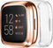 Tobfit 2 Pack for Fitbit Versa 2 Screen Protector Case - Soft Plated TPU Full Around Sensitive Touch Protective Cover