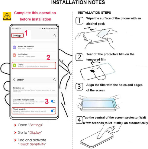 2 Pack Anti Blue Light Tempered Glass Screen Protector for Samsung Galaxy S23, Eye Protection, 9H Hardness HD, Blue