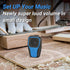 INGA Wearable Bluetooth Speaker, IP67 Waterproof Clip-on Mini Speaker, Wireless Clip Speaker with Built-in Mic, Blue