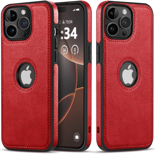 Unique Design Luxury Leather Business Phone Case - Anti-Slip Scratch Resistant Ultra Slim Protective Case for iPhone 11