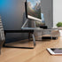 VIVO 39 inch Extra Long Monitor Stand, Wood & Steel Desktop Riser, Dual Screen Organizer for TV, Keyboard, Laptop