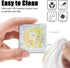 Glitter Cable Protector for iPhone Charger Adapter - Bling Cute Pearl Butterfly Flower Design, Yellow USB Case Cord