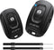 ATUMTEK Camera Remote Shutter for iPhone & Android Smartphones (2 Pack) - Wireless Selfie Button with Strap