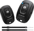 ATUMTEK Camera Remote Shutter for iPhone & Android Smartphones (2 Pack) - Wireless Selfie Button with Strap