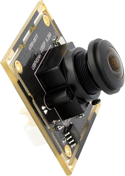 ELP 180 Degree Fisheye Raspberry Pi 1080P H.264 Microphone PC Web USB Security Camera for Laptop