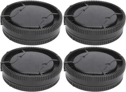 4Pcs Lens Rear Back Cover & Body Front Cover Cap Set for Sony A Mount Lens Camera