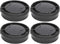 4Pcs Lens Rear Back Cover & Body Front Cover Cap Set for Sony A Mount Lens Camera