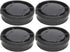 4Pcs Lens Rear Back Cover & Body Front Cover Cap Set for Sony A Mount Lens Camera