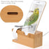 Pssopp Bamboo Charging Station - Wooden Desktop Docking Station Organizer for Cellphone, Smart Watch, Tablet Charging
