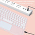 Wireless Bluetooth Keyboard with Touchpad - 10 Inch Round Key Wireless Keyboard, Rechargeable Ultra Slim Portable