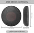 GVOEARS Replacement Ear Pads Cover for Plantronics Voyager Focus 1/2 UC, Compatible with Poly Voyager Focus UC,