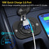 USB C Car Charger Socket, 12V USB Outlet 2 Pack, Aluminum Metal 78W Dual USB-C PD 30W and 18W QC3.0