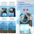 LICHIFIT Transparent PC Lens Cap for Insta360 X3 Panoramic Camera Lens Guard Cover Lens Protective Frame Case Accessories