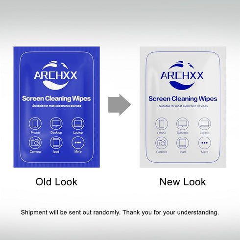 120 Count 6"x6" ARCHXX Screen Wipes for Electronics, Pre-Moistened Screen Cleaner for Screens