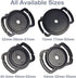 Camera Buckle Lens Cap Holder for Canon Nikon Sony Olympus Fujifilm Pentax Panasonic DSLR/SLR Lens Cap - Black ABS